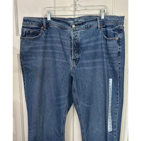 Old Navy Jeans Size 20 High Rise Slouchy Straight Secret Slim Pockets Button Fly - Picture 4 of 7